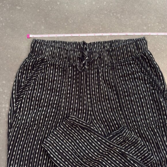 Old Navy Black & White Striped Soft Pants – Size Small - Picture 9 of 12